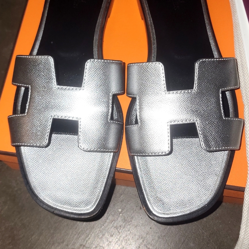 Authentic Hermés oran sandal EUR 37.5 - Picture 5 of 8